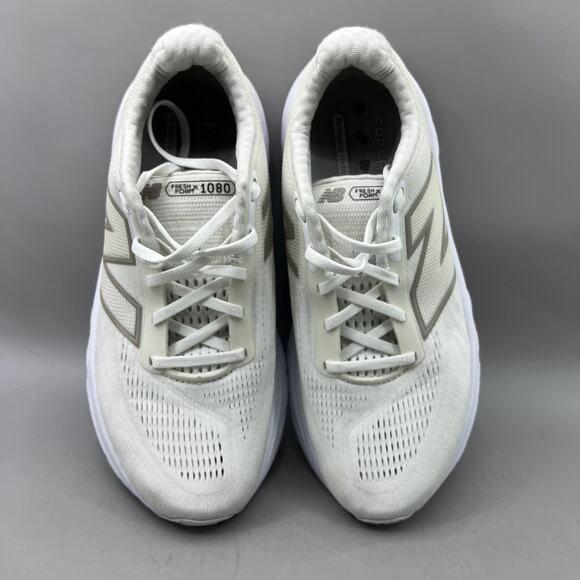 New Balance Fresh Foam 1080 v14 Shoes Women Size 8 D Wide White Running Sneakers - Picture 5 of 8